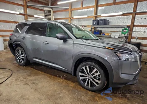 2025 Nissan Pathfinder Platinum z USA, uszkodzony, nr VIN 5N1DR3DK0SC246726